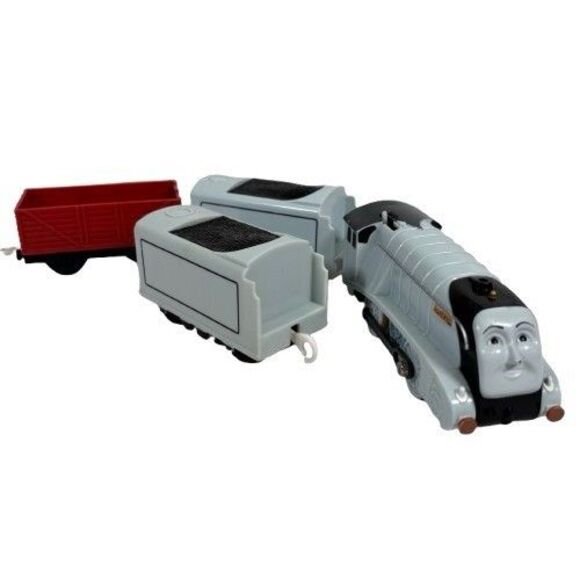 Spencer Thomas & Friends TOMY Trackmaster Motorized Train Engine Cargo Car VIDEO - Picture 1 of 16